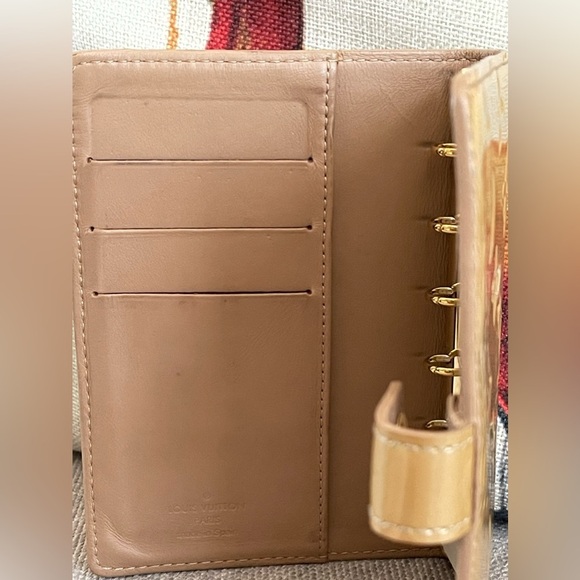 LOUIS VUITTON Agenda Cover PM Monogram Vernis PM/Passport W/LV Ruler⭐️COA⭐️ - Picture 3 of 12